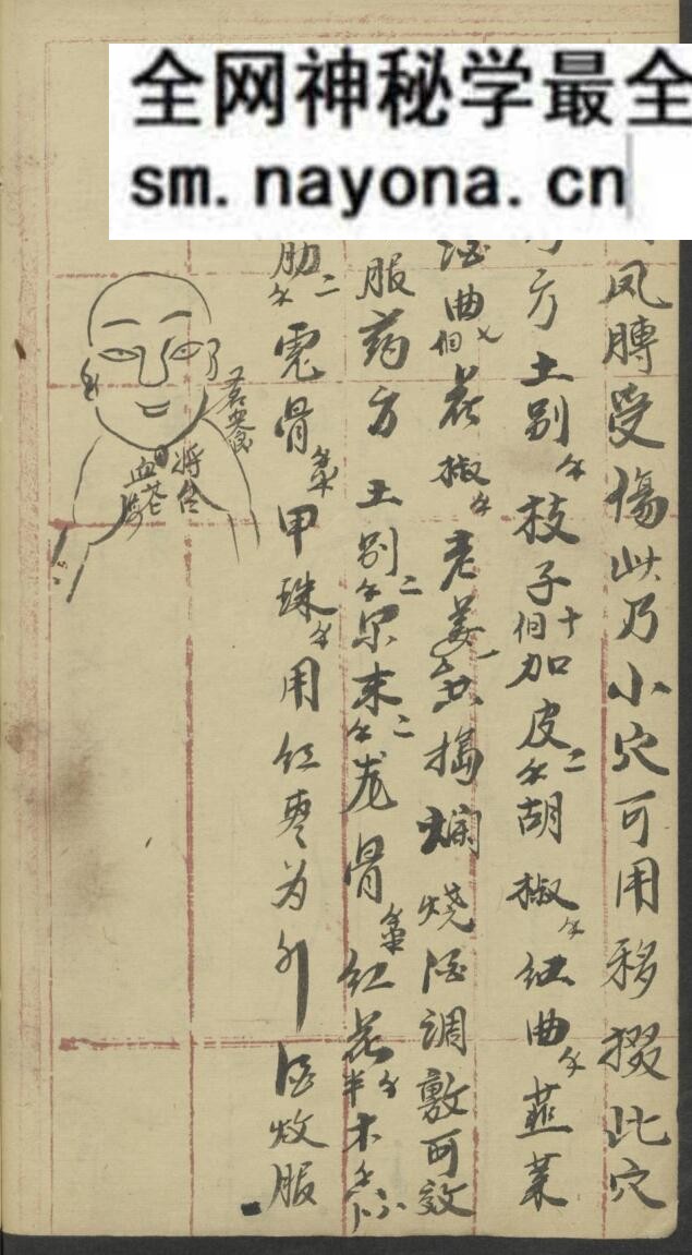 中医跌打方书古籍《跌打伤穴救治法》罗有丝