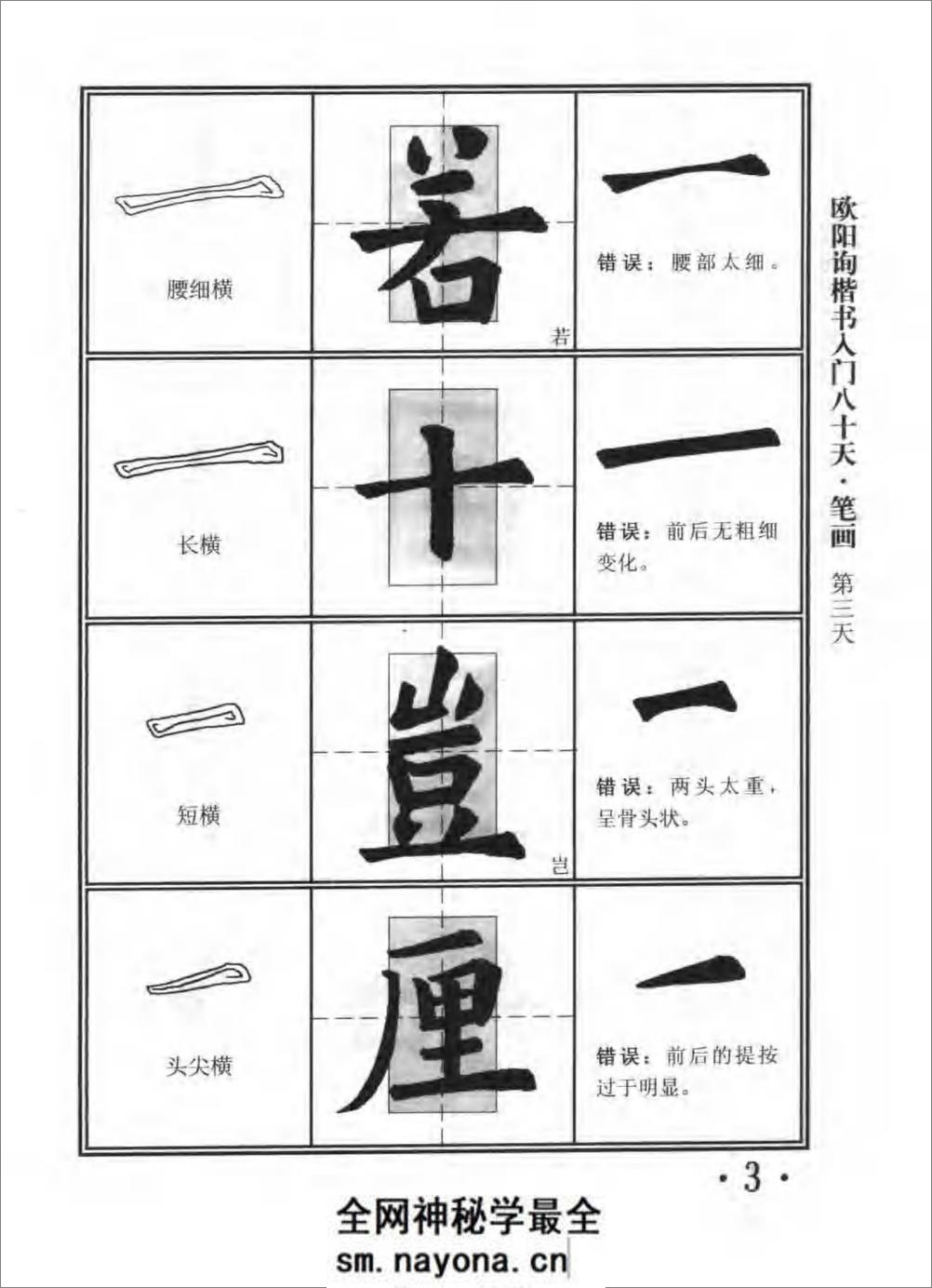 楷书入门80天欧阳询 - 第8页预览图