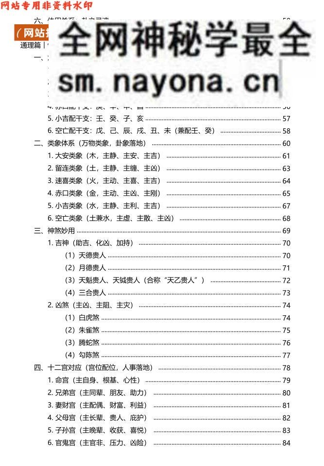 《小六壬归元典藏·掐指算速断绝技》