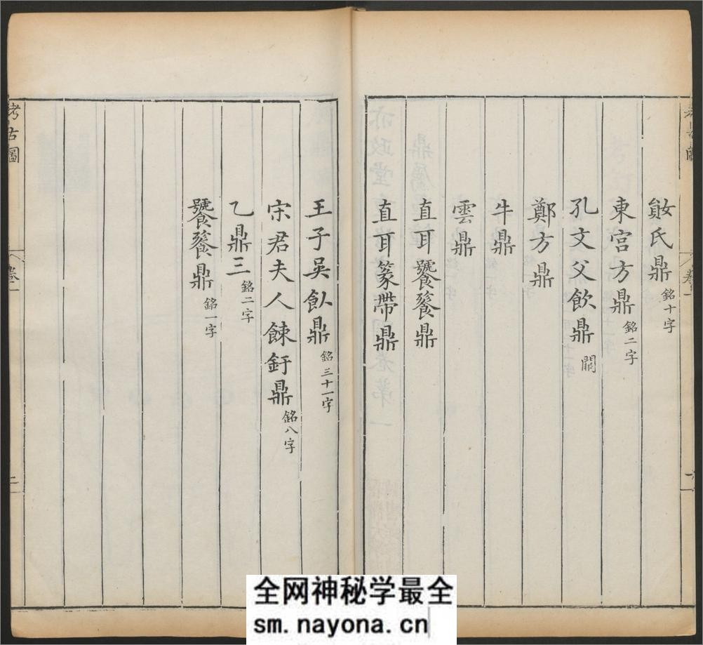 亦政堂重修考古图.10卷.宋吕大临撰.清乾隆17年黄氏亦政堂校刊本.1752年 - 第19页预览图