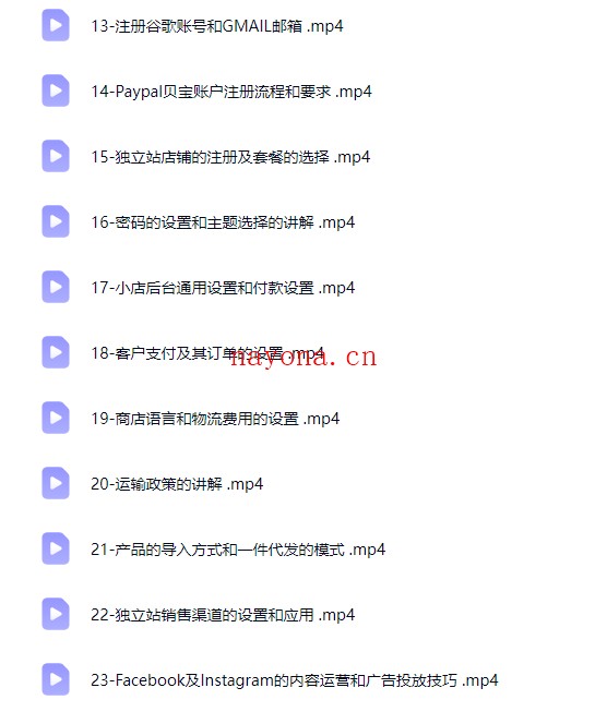 Tiktok+独立站0基础入门到精通，跨境电商独立站新手必学课【Ad-0061】
