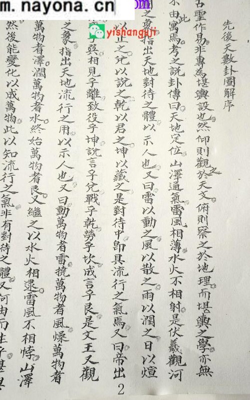 《太玄空》先后天数卦图解