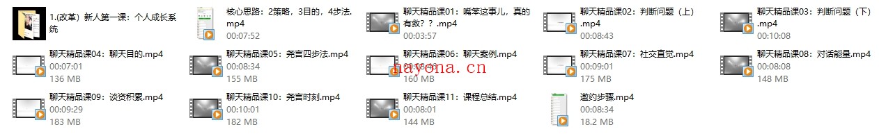 绅士派系列《聊天精品课》