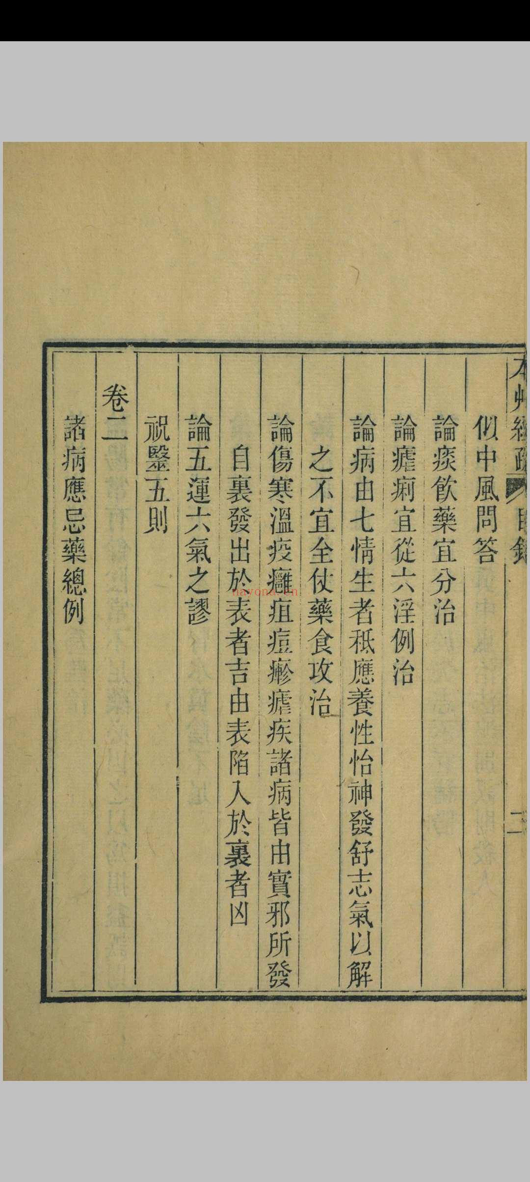 神农本草经疏