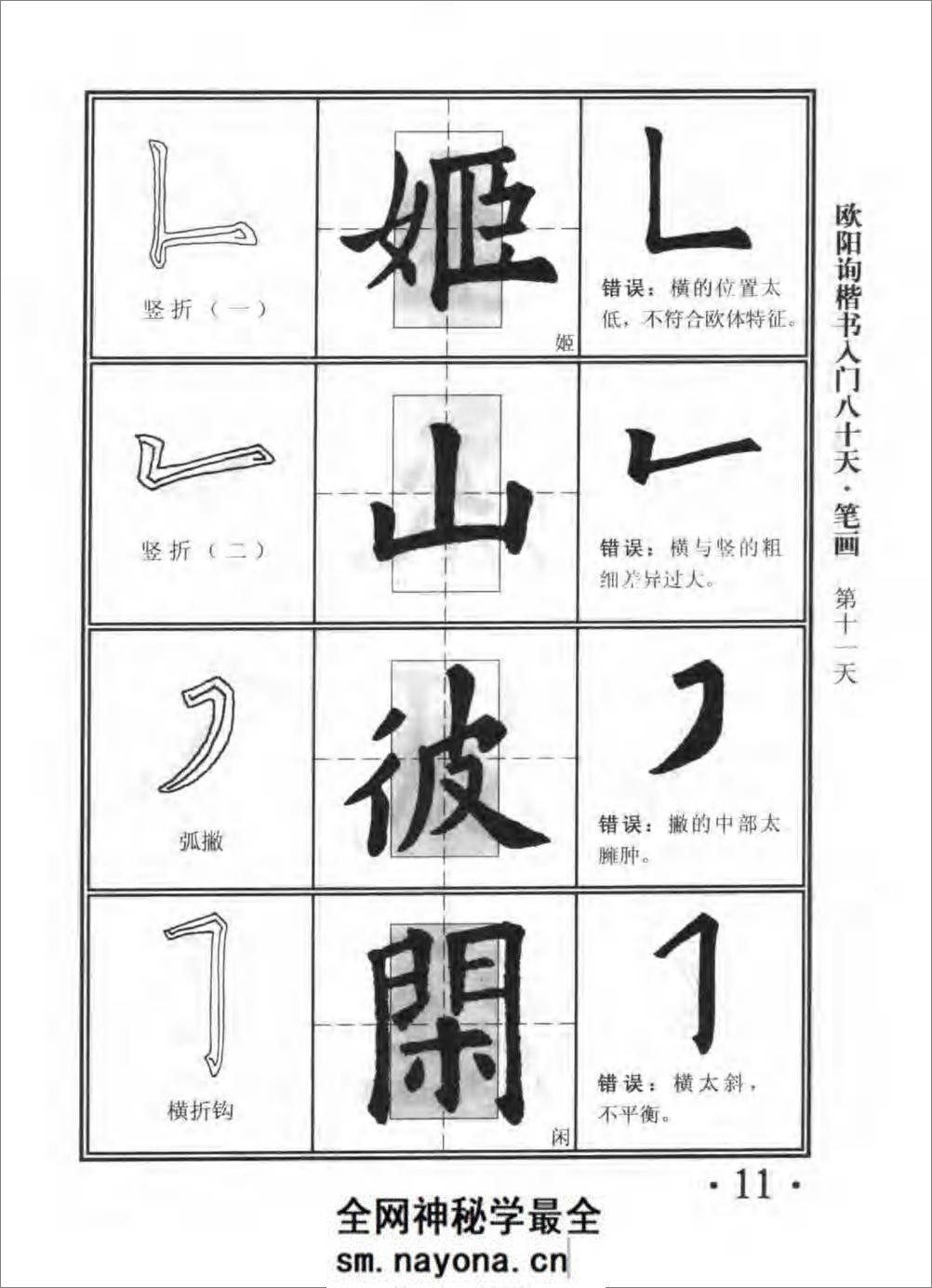 楷书入门80天欧阳询 - 第16页预览图