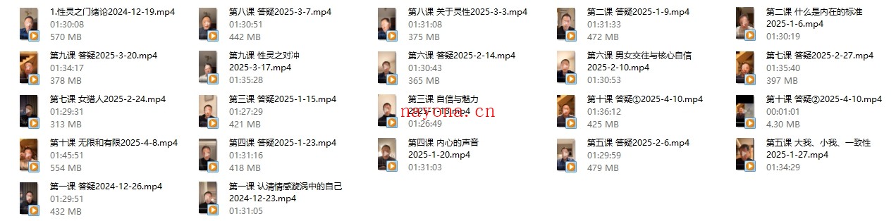 阮琦核心自信3.0《性灵之门》