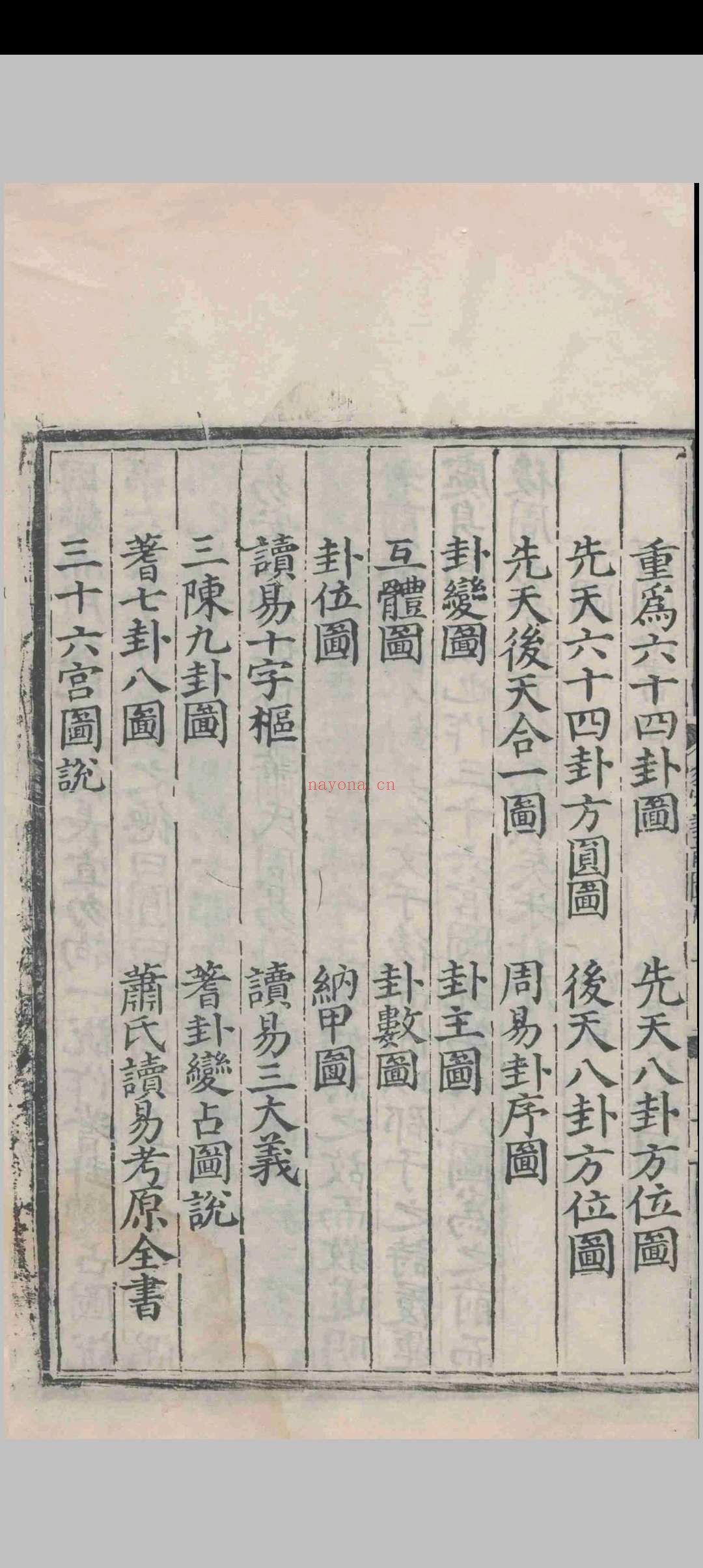 周易旁注.二卷.前图.二卷.卦传.十卷.朱昇.明嘉靖元年