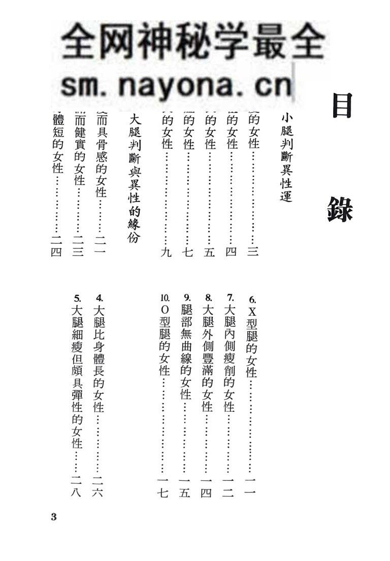 《女体相术》