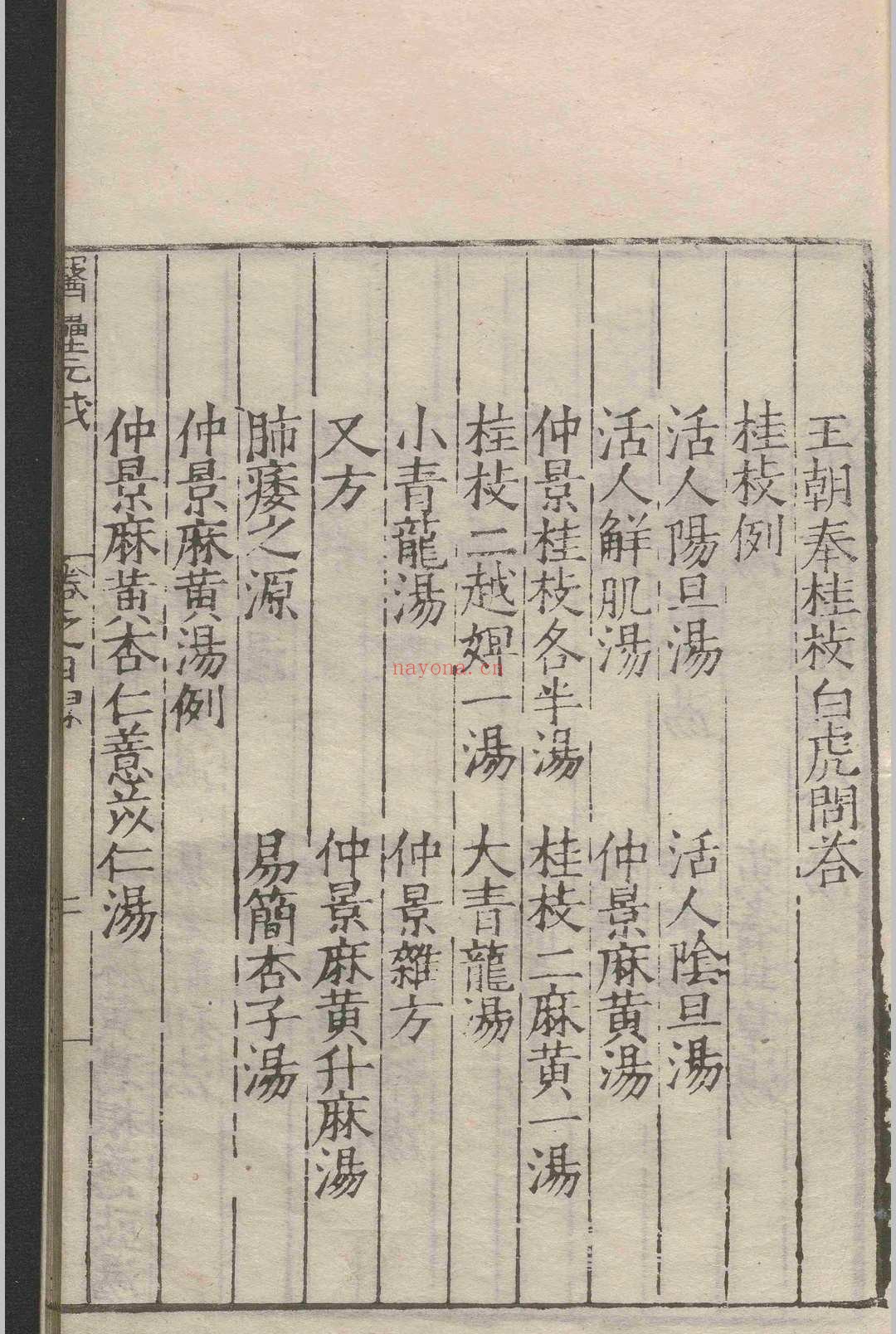 医垒元戎.十二卷.王好古.明嘉靖二十二年