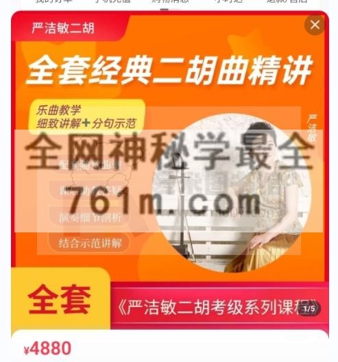 全套经典二胡曲精讲—严洁敏二胡课堂