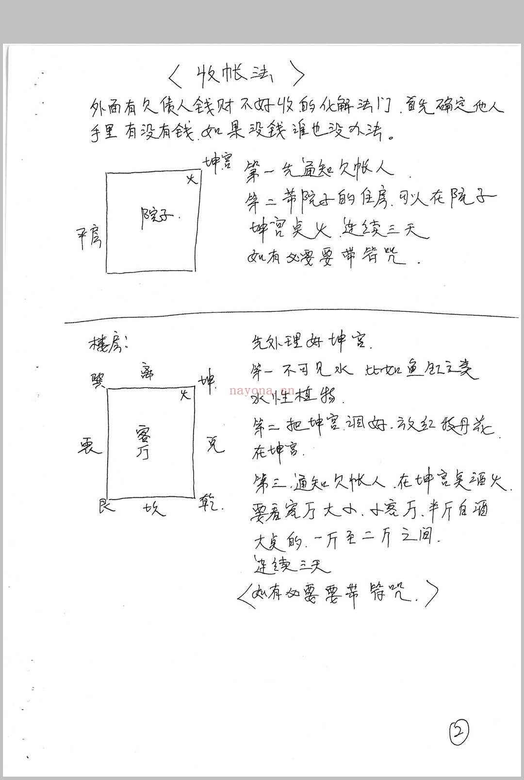 三十个风水化解秘法(民间)