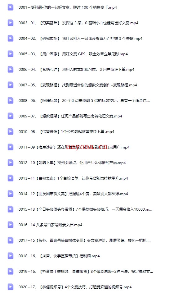 夏九九〖视频课〗短视频文案赚钱课：可复制的短视频掘金文案，零基础小白也能轻松月入过万【Bb-0144】