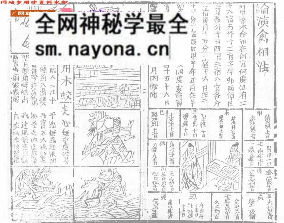 精考演禽三世相法