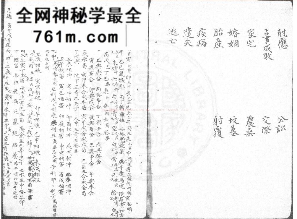 《大六壬银河棹》(明)刘基注.明钞本55页(双页版)PDF电子书