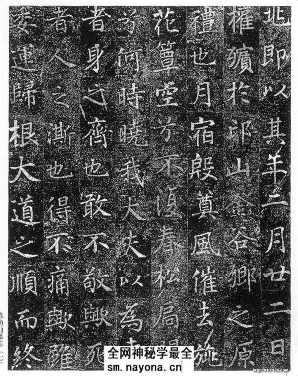 (唐)徐浩楷书陈尚仙墓志铭 - 第7页预览图