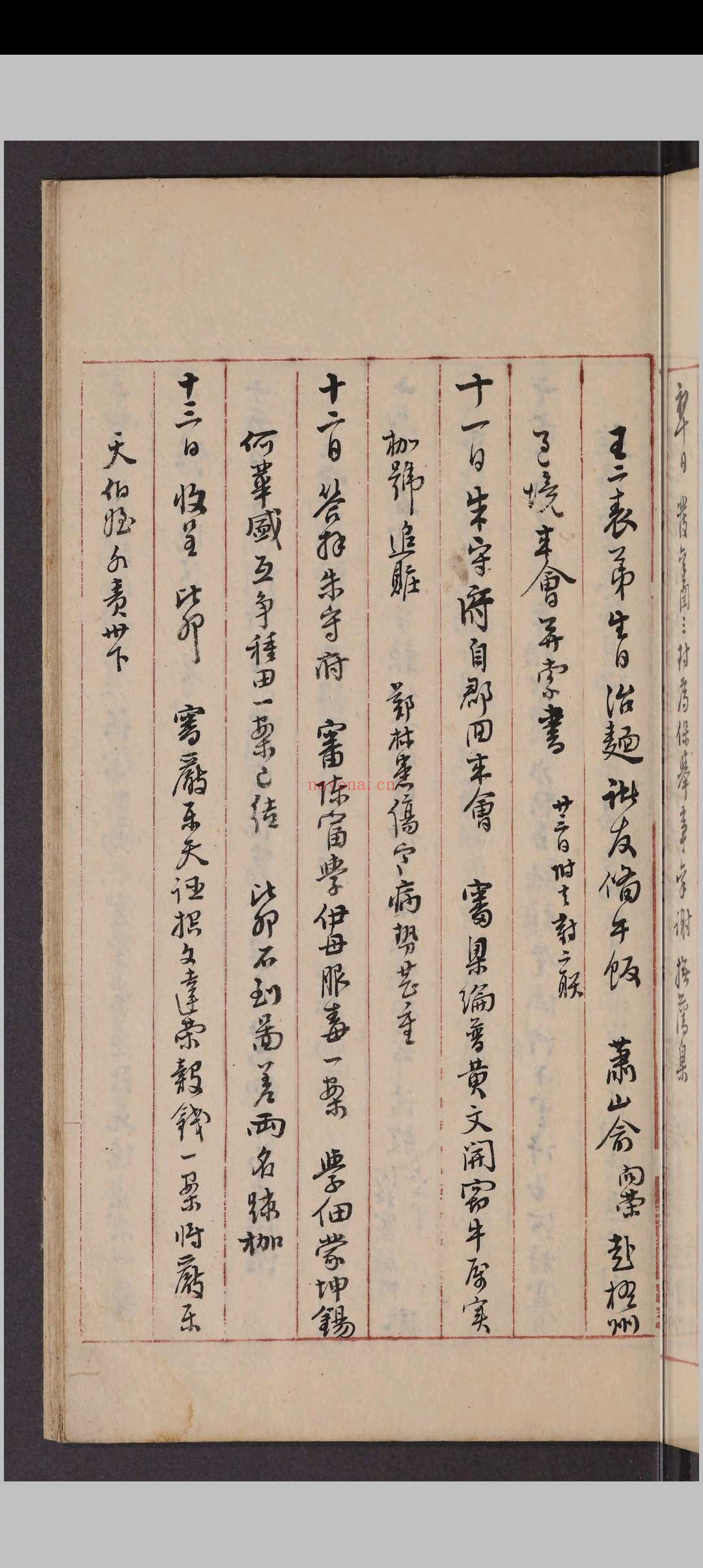 雷州公日记.不分卷.宗圣垣.清