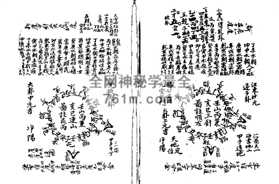 免费分享：三僚杨公祠秘诀水法手抄本
