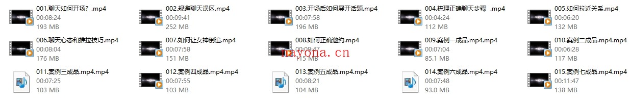 艾伦方法1.0聊天课《傻瓜聊天课》