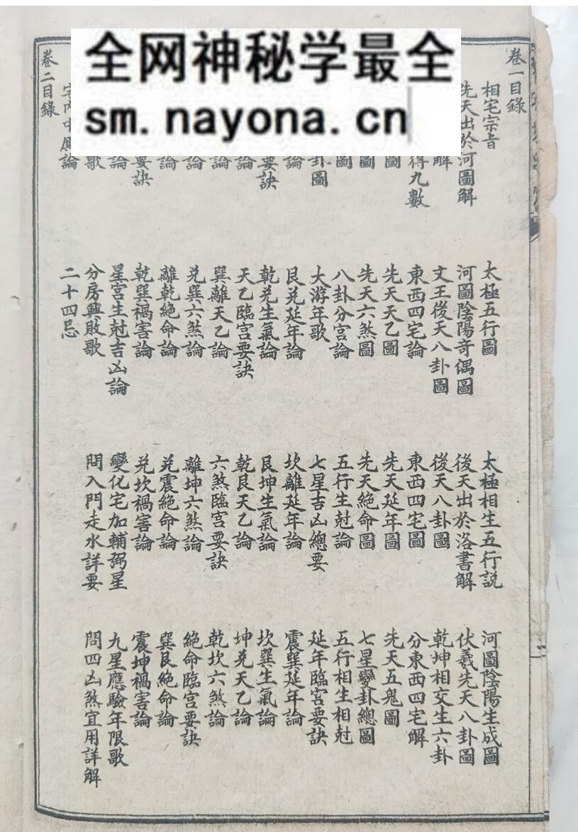 风水阳宅古籍《详图阳宅爱众篇》