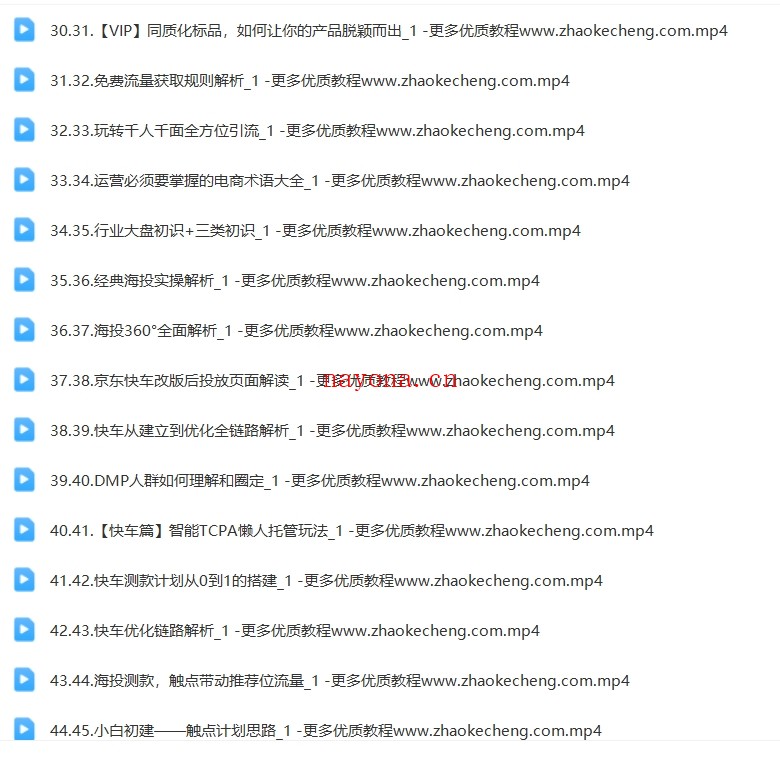 京东初级运营必修课程,从零开始学习【Bd-0012】