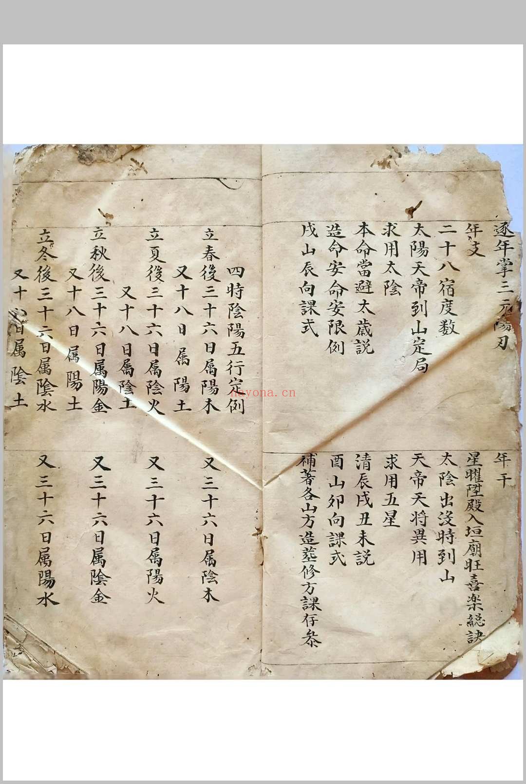 初学天星造命日课握要