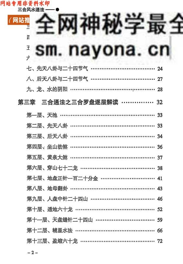 《三合通法》阴宅要诀,三合风水秘法