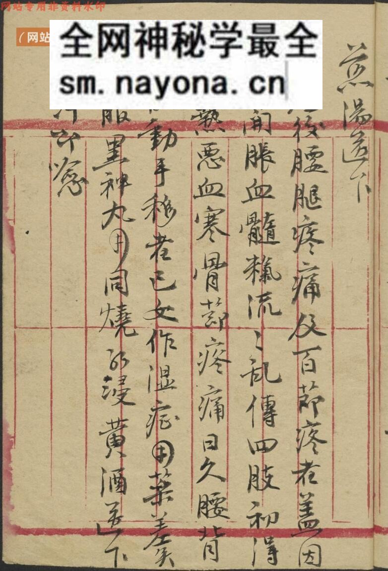 药方注录