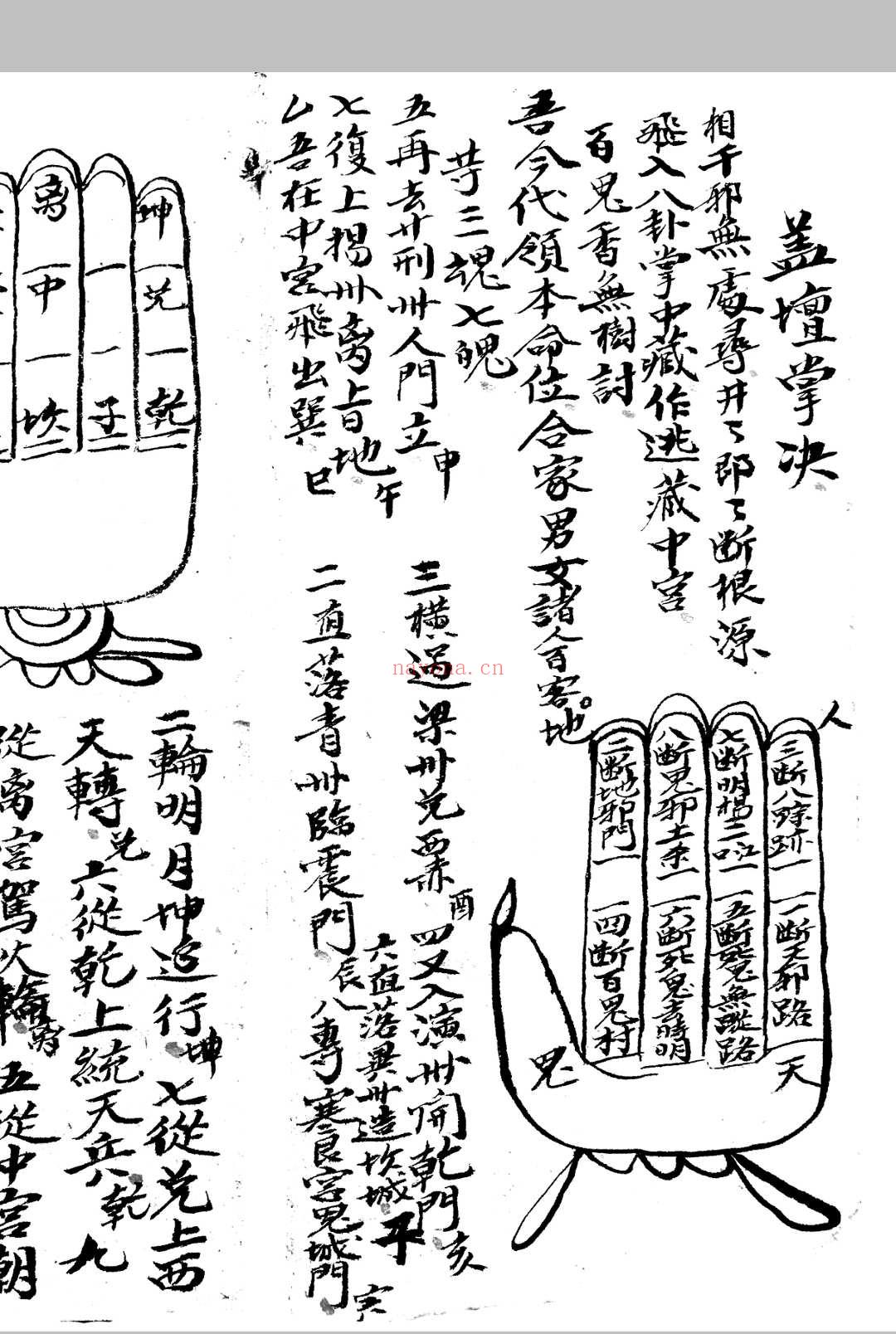 《掌诀秘籍》