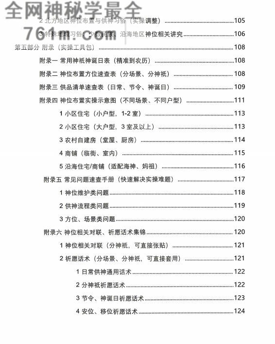 神位布置实操大全
