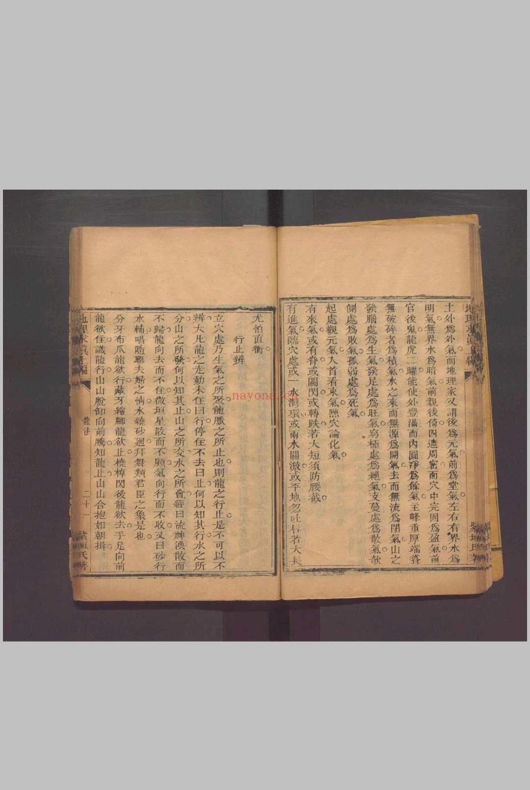 地理求真  二卷 .清同治六年（1867）刻本.（清）晏联奎撰