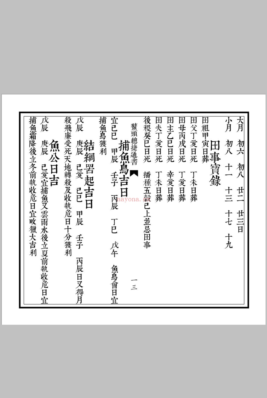 《鳌头总捷通书》