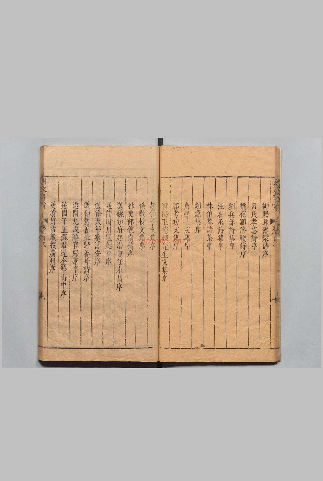 明文奇赏 40卷 陈仁锡 明刊本
