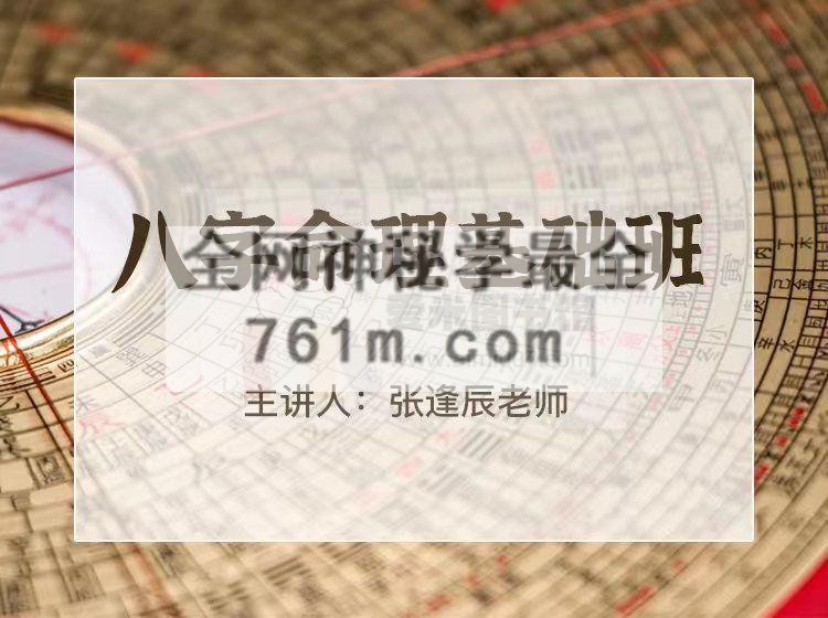 张逢辰《八字命理基础班》