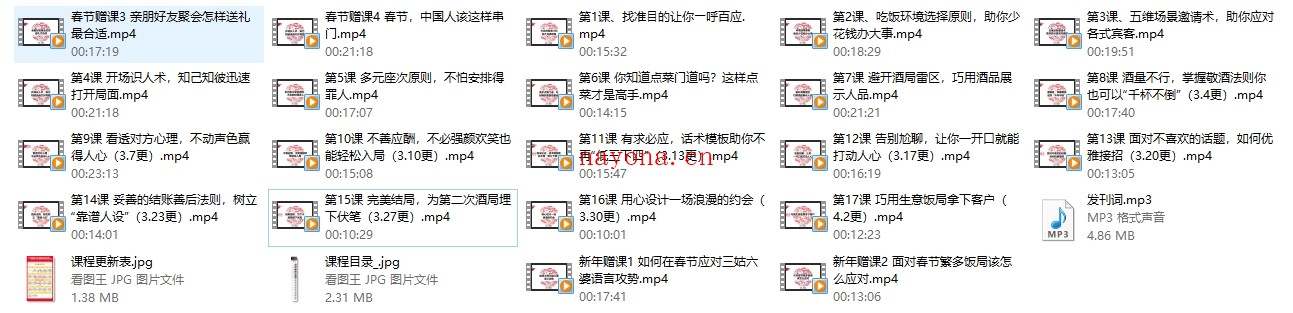饭局社交全攻略完结《21节课快速精通中国式饭局潜规则助你搞定社交人脉,轻松赢人心》