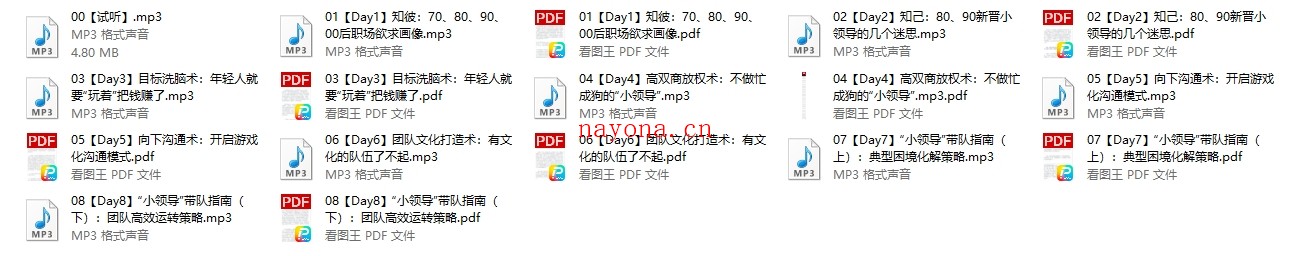 Chic原醉《给90后看的管理第一课》完结
