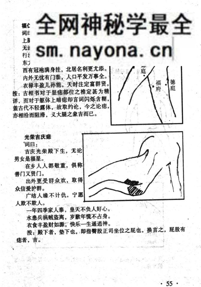 《痣斑命相大全》
