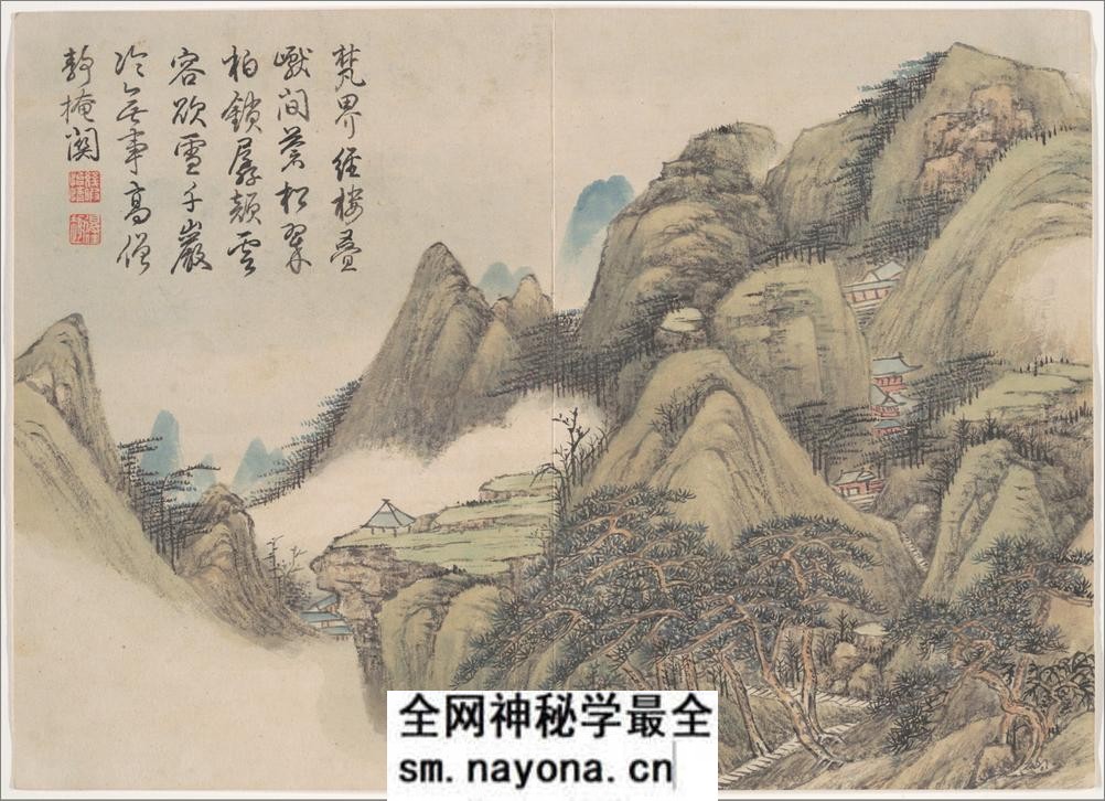 景敷四气.冬景图.12帧.清钱维城画.清乾隆时期.大都会博物馆藏本 - 第8页预览图