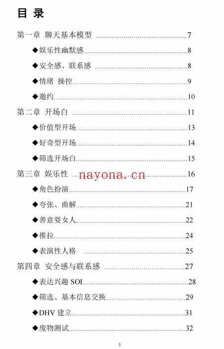 表演性聊天话术集PDF
