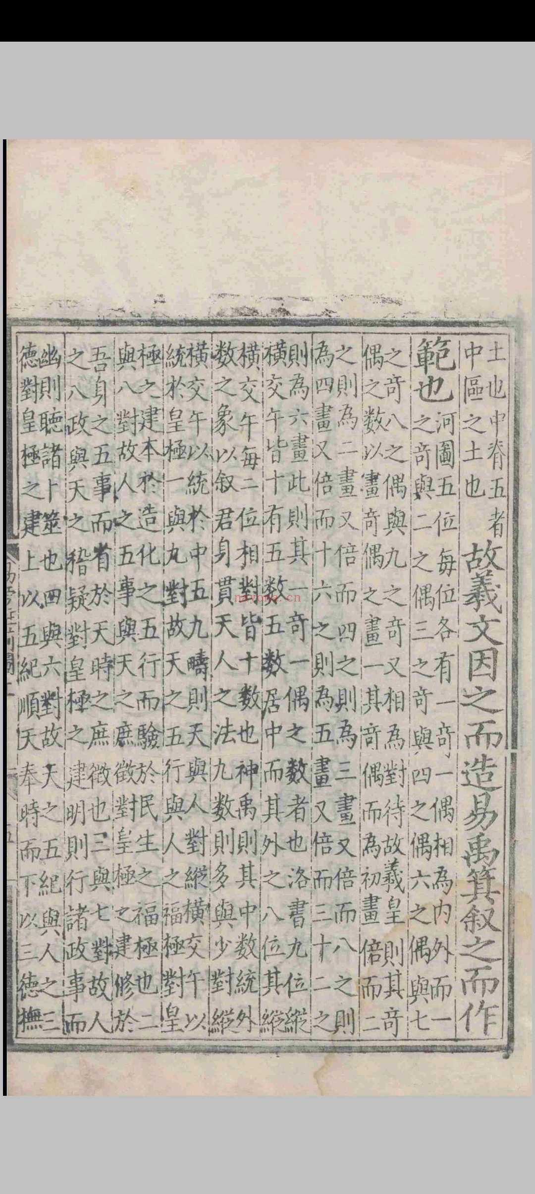 周易旁注.二卷.前图.二卷.卦传.十卷.朱昇.明嘉靖元年