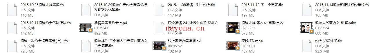 浪迹绝版约会实录