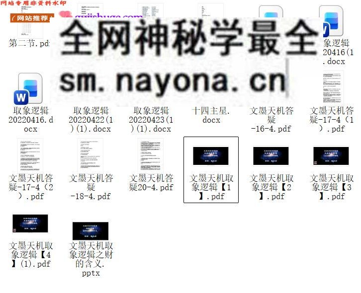 依婷紫微斗数2022取像课文档资料