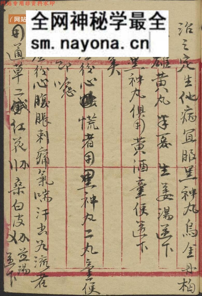 药方注录
