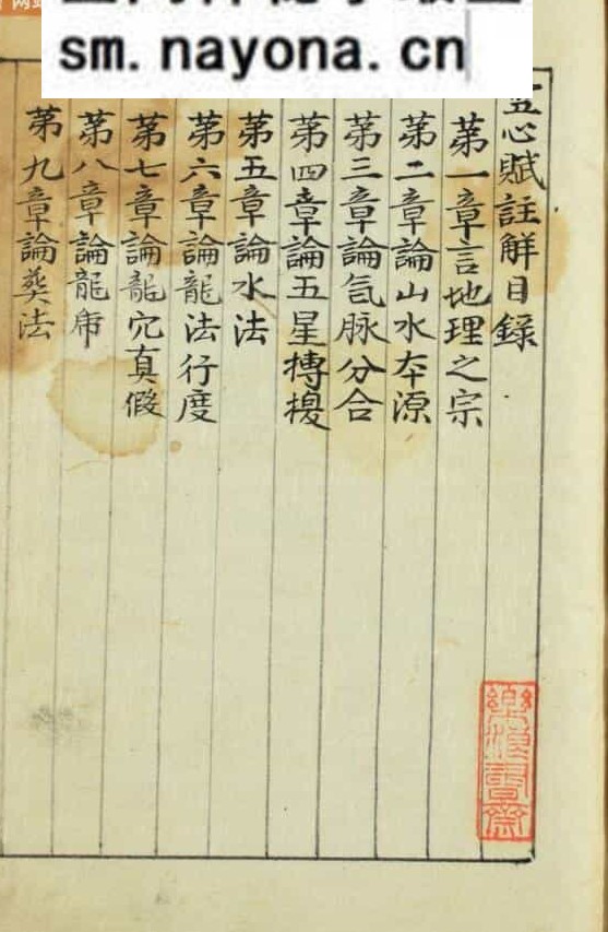 《雪心赋直解》
