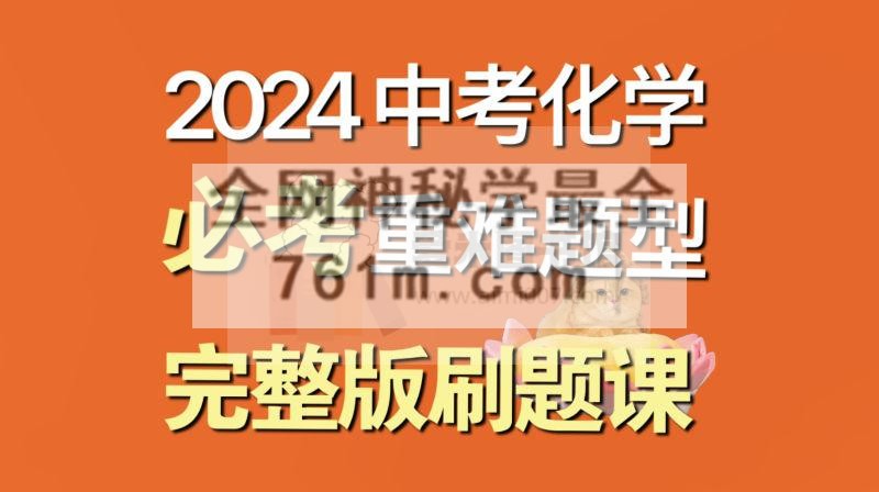 2024中考化学重难点题型专项刷题课