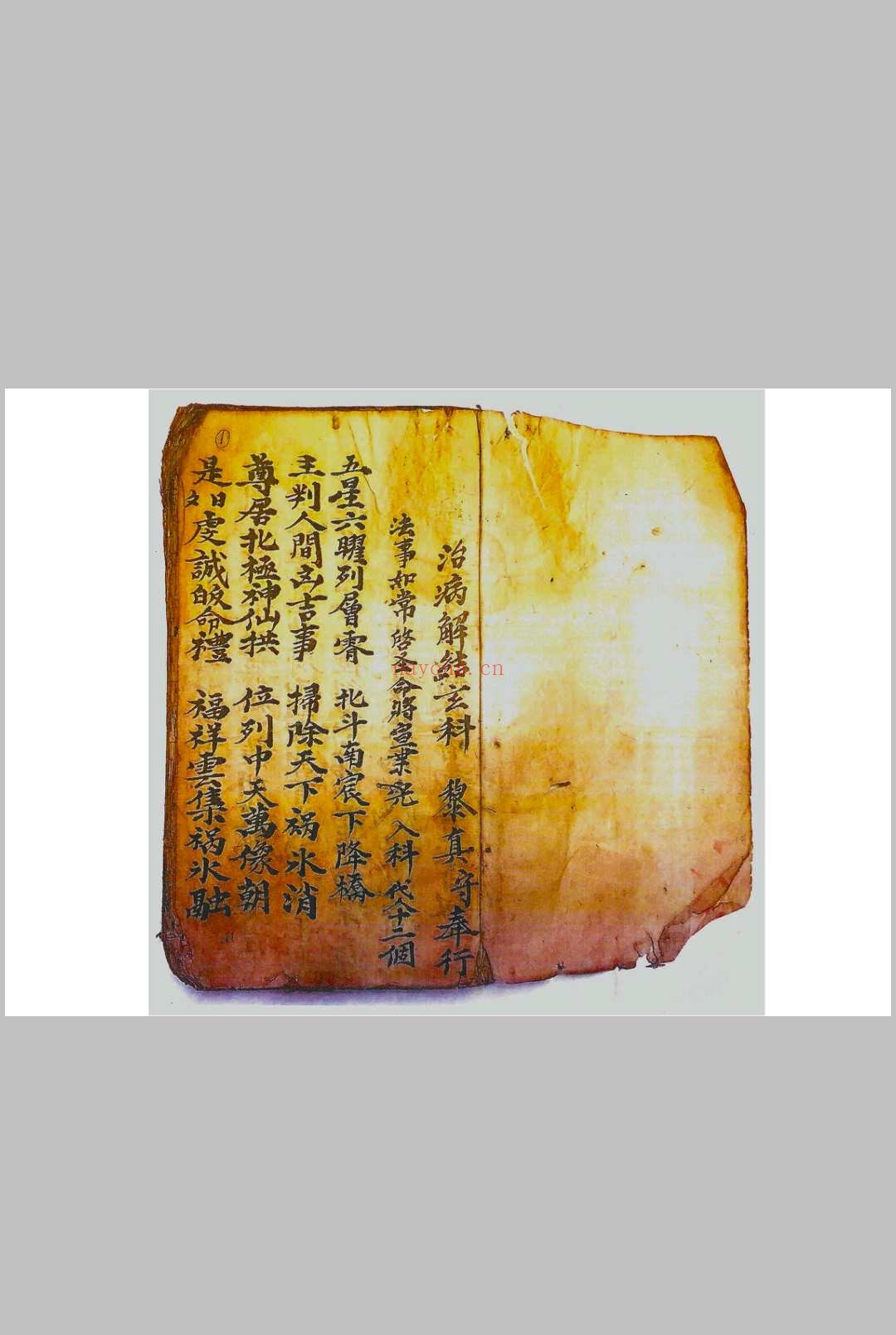 正一驱治攘灾解释金科