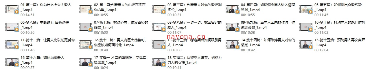 朕哥高阶私教课之保卫爱情