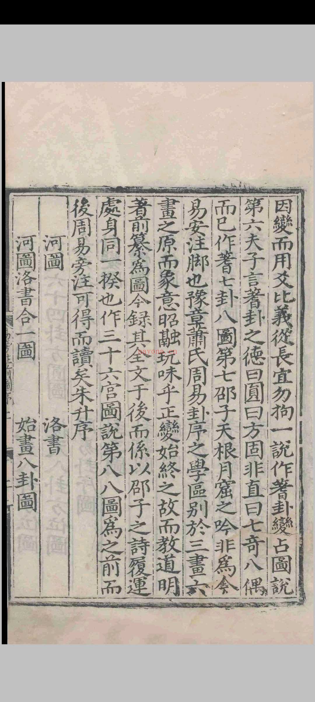 周易旁注.二卷.前图.二卷.卦传.十卷.朱昇.明嘉靖元年