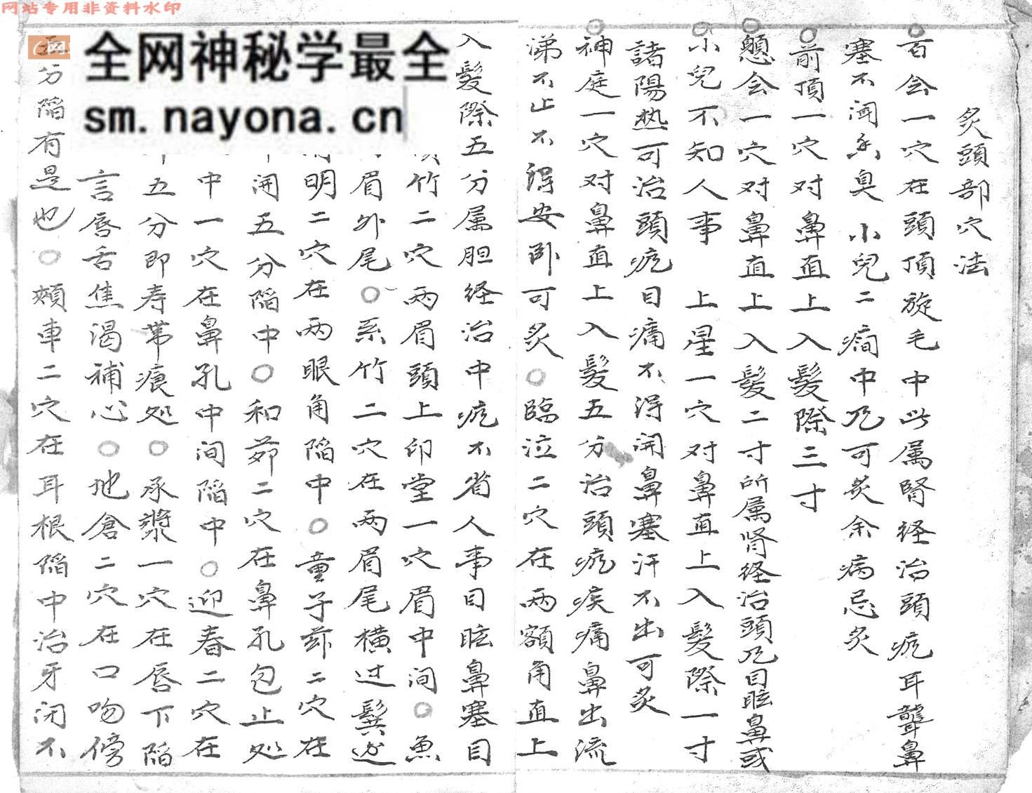 针灸古籍《火图穴法》