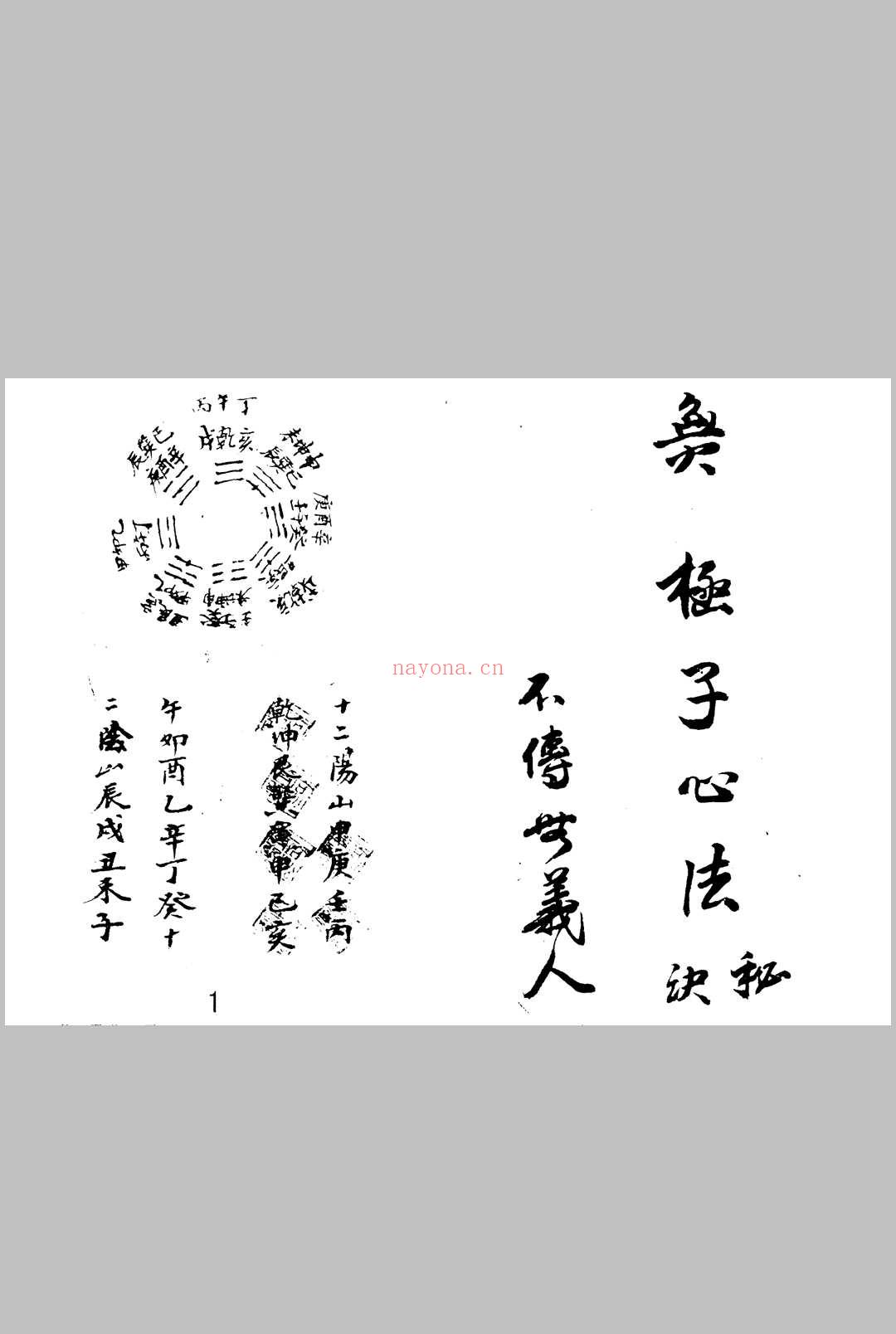 金书奥秘 1-4卷合订 无极子传授