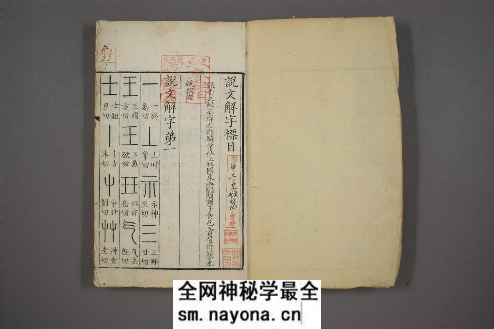 说文解字.第1-15.许慎记.徐铉校.北宋本校刊.汲古阁藏板 - 第4页预览图
